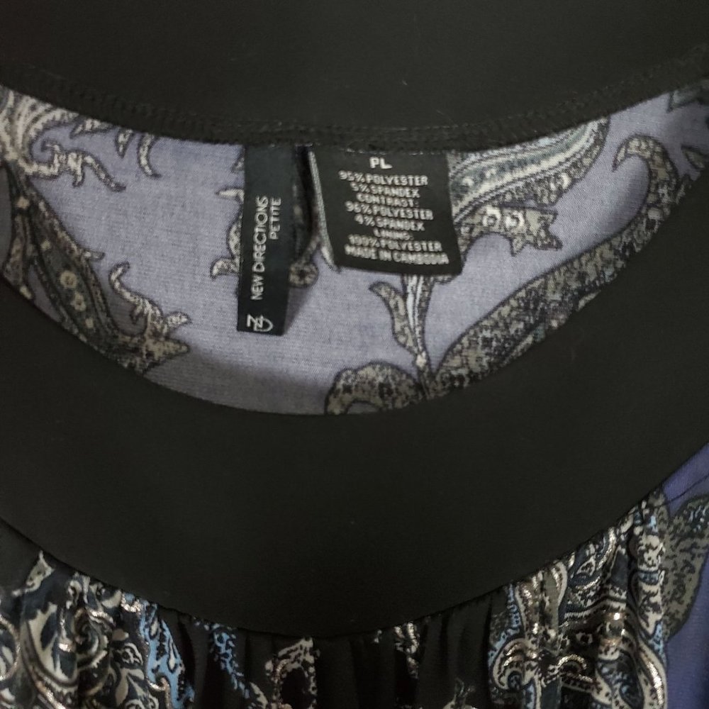 New directions PL tank purple paisley - Picture 2 of 4